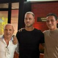 Reka emocija ispred marakane! Marko Arnautović video brata i sina Siniše Mihajlovića, pogledajte šta se posle desilo