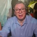 Vučić se obratio iz Pionirskog parka: Došao sam da budem sa narodom, strašne su stvari činili večeras u ns