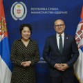 Sastanak ministra Vučevića sa odlazećom ambasadorkom Kine Čen Bo