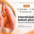 U Nišu sutra simpozijum „Intersticijalne bolesti pluća“