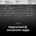 Infografika: Najprometniji aerodromi regije