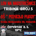 Peta tribina "Lov na nadstrešnice" danas ispred OŠ "Mihajlo Pupin" u Veterniku