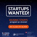 Otvoren konkurs Raising Starts za startape u Srbiji – prijave do 29. maja