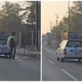 (Video) Uznemirujući snimak sa ulice! Konja vezao za automobil pa dao gas! Prizor razbeseo javnost