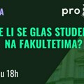 Tribina ProGlasa večeras u Nišu: Čuje li se glas studenata na fakultetima?