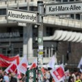 Prvi maj u Berlinu: Kad praznik rada spoji Karla Marksa, bicikliste i Bliski istok