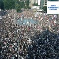 Na Trgu Slavija u Beogradu počeo protest studenata u blokadi