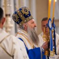 Patrijarh Porfirije služio Svetu liturgiju u Sabornoj crkvi u Beogradu