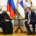 Vučić sa mitropolitom Antonijem: "Vek hrama simbolizuje bliskost dva naroda i dve crkve" (foto)