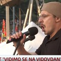 Student Nikola Marčetić sa protesta na Slaviji: „Naš boj je protiv režima koji ne služi narodu“