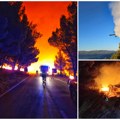 Gorelo na Braču! Hitna evakuacija kampa i hotela, dramatične scene! (foto)