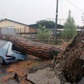 Olujno nevreme pogodilo Mostar: Trajalo samo par minuta ali je napravilo haos, vetar čupao stabla iz korena
