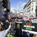 Miting podrške Palestincima ispred BBC-a u Londonu