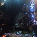 Crna nedelja na srpskim putevima! Automobil na krovu, jedan mladić mrtav, drugi u komi: Jezive slike kod Šapca