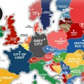 Objavljena mapa Evrope sa nadimcima glavnih gradova – kad vidite kako „tepaju“ Beogradu sve će vam biti jasno