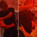 Željko Mitrović se popeo na sto, Žan Klod vam Dam ga drži da ne padne: Isplivao hit snimak na mrežama (Video)