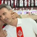 Lepša strana gostovanja Srbije u Tirani: Albanac poljubio poznatog srpskog novinara u uživo prenosu