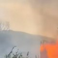 (Video) Požar opkolio domaćinstva: Drama u selu Loznac kod Aleksinca: Ugrožena imovina i životi