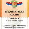 Dani srpske kajsije u Miokovcima 4. i 5. jula: Jubilarna 15. manifestacija okuplja voćare i goste