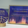 AikBank osvojila EBRD priznanje za najaktivniju partnersku banku u Srbiji