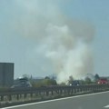 Veliki požar u okolini Zagreba: Gori u blizini autoputa