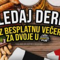 Gledaj "večiti derbi" u AdmiralBet PUB-u uz besplatnu večeru za dvoje!