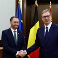 Vučić sa šefom diplomatije Belgije Maksimom Prevoom o unapređenju odnosa dve zemlje