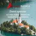 ALTA banka zlatni sponzor prve regionalne ACI FMA ADRIA konferencije