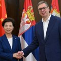 Vučić sa visokom kineskom zvaničnicom: Prenela mu srdačne pozdrave od predsednika Sija (foto)