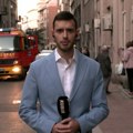 Kurir televizija na mestu požara u vlajkovićevoj ulici u Beogradu: Vatru izazvao kvar na starom televizoru