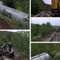 (Foto) novi detalji nesreće sa cisternama Pored puta leži 110.000 litara dizela, vatrogasci su celu noć dežurali