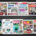 Naslovne strane sutrašnjih novina: Prelistavanje štampe za subotu, 31. januar 2026. godine