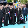 Lavina prodefilovala Bečom: Srpska trobojka se vijorila na tirkiznom tepihu FOTO/VIDEO