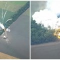 Snimak uništenja s prve linije fronta Ukrajinske snage digle u vazduh ruski raketni sistem Buk u ogromnoj eksploziji (video)