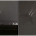 Gorm udario u avion Kamera snimila jezivu scenu (video)