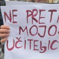 Prosvetni radnici i studenti traže da se utvrdi ko je pretio profesorki iz Sokobanje nakon protesta