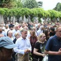 Poslednji oproštaj od Zorana Sekulića na beogradskom Novom groblju