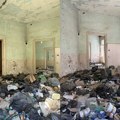 FOTO: Jezive scene u centru grada – oronula kuća puna otpada godinama stoji zaboravljena