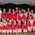 GK „Kolut“ iz Leskovca briljirao na takmičenju u aerobnoj gimnastici