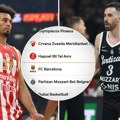 Zvezda ispred Partizana: Evo kako izgleda tabela posle 5. kola Evrolige