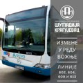 Od 1. septembra izmene na pojedinim gradskim autobuskim linijama