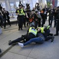 Švedska policija rasterala propalestinske demonstrante ispred evrovizijske arene u Malmeu