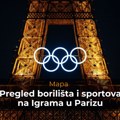 Mapa: Pregled borilišta i sportova na Olimpijskim igrama u Parizu