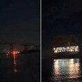 Срушио се мост у Балтимору! Велики брод ударио у њега, возила падала у реку