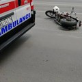 Motociklista povređen u sudaru na Novom naselju