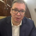 Predsednik se oglasio iz aviona na putu za Banja Luku Vučić: Obaveza svih nas je da budemo uz Republiku Srpsku! (video)