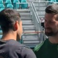 (Video) Novak sreo velikog rivala: Srdačan pozdrav srpskog tenisera i mladog Španca u Majamiju