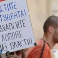Studenti i građani ispred "29. novembra" protestuju zbog privođenja studenta veterine