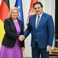 Gašić sa ministarkom unutrašnjih poslova Nemačke: Razgovarali o suzbijanju iregularnih migracija na zapadno-balkanskoj ruti