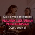 Konkurs za Nagradu za najinkluzivnijeg poslodavca otvoren do kraja meseca